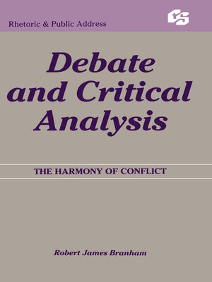 cover image of Debate and Critical Analysis